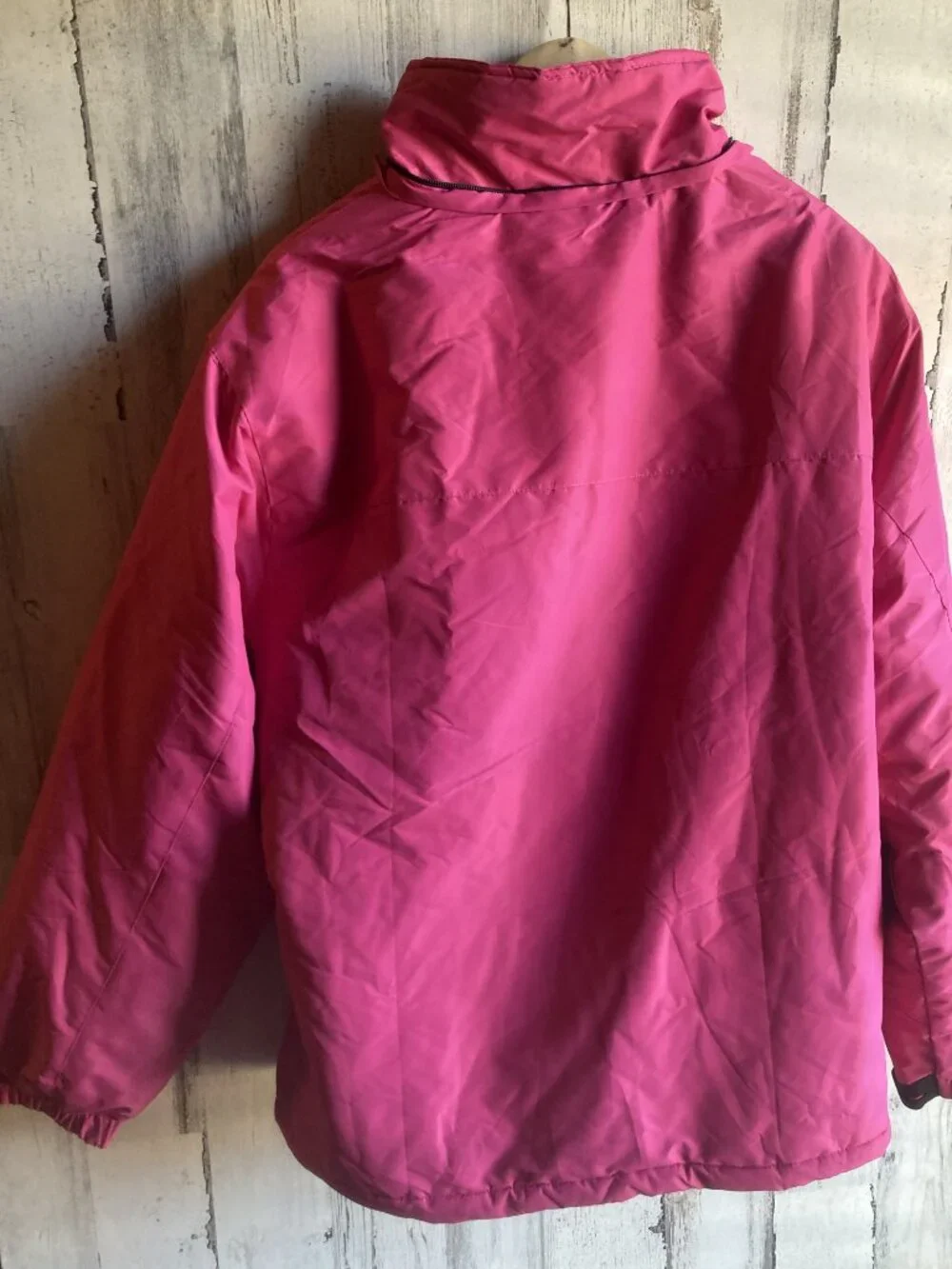 NWT MOERDENG Ski Jacket 2XL Removable Hood Hot Pink Plush Lining
